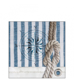 Napkin 25 Compass and rope FSC Mix