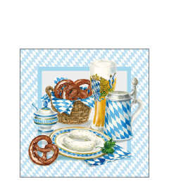 Napkin 25 White sausage FSC Mix