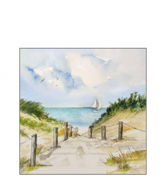 Napkin 25 Dune path FSC Mix