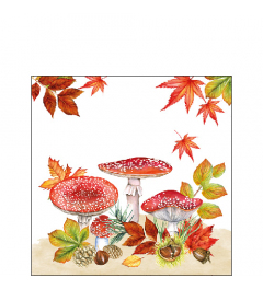 Napkin 25 Fly agaric group FSC Mix