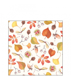 Napkin 25 Autumn details FSC Mix