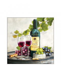 Napkin 25 Red wine FSC Mix