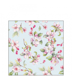 Napkin 25 Spring blossom blue FSC Mix