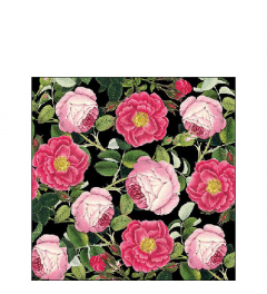 Napkin 25 Rosaline black FSC Mix