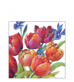 Napkin 25 Tulips of joy FSC Mix