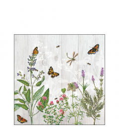 Napkin 25 Herb garden FSC Mix