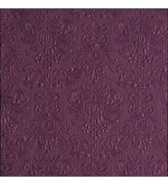 Napkin 33 Elegance aubergine FSC Mix