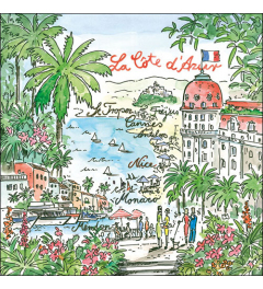 Napkin 33 Côte d'Azur FSC Mix