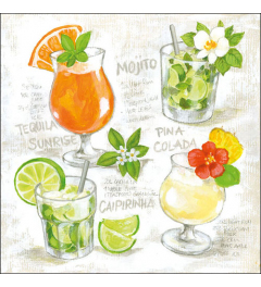 Napkin 33 Four cocktails FSC Mix