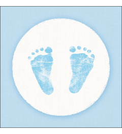 Napkin 33 Baby steps boy FSC Mix