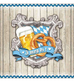 Napkin 33 Brezel & bier FSC Mix