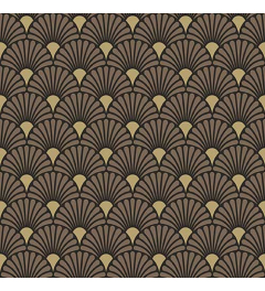 Napkin 33 Art deco black/gold FSC Mix