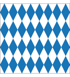 Napkin 33 Bavarian check FSC Mix