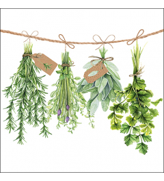 Napkin 33 Fresh herbs FSC Mix