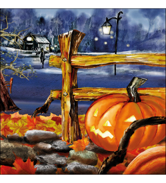 Napkin 33 Jack-o'-lantern FSC Mix