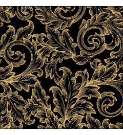 Napkin 33 Baroque gold/black FSC Mix