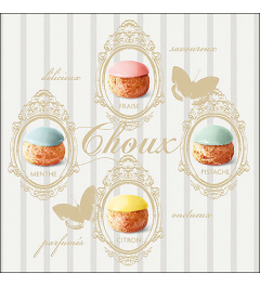 Napkin 33 Cream puffs FSC Mix