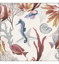 Napkin 33 Seahorse FSC Mix
