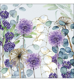 Napkin 33 Lunaria green FSC Mix