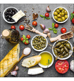 Napkin 33 Mediterranean food FSC Mix