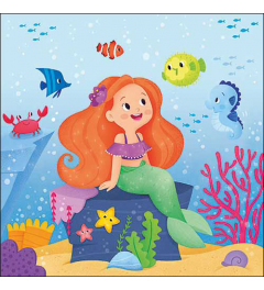 Napkin 33 Mermaid FSC Mix