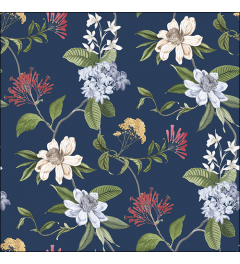 Napkin 33 Floral mix blue FSC Mix