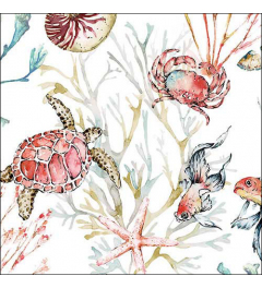 Napkin 33 Sea animals FSC Mix