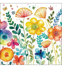 Napkin 33 Vibrant spring white FSC Mix