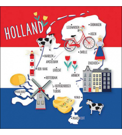 Napkin 33 Holland glory FSC Mix