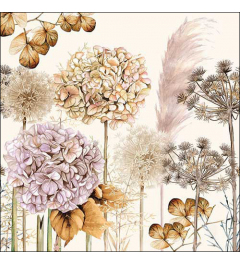 Napkin 33 Dried flowers FSC Mix