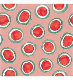 Napkin 33 Amara red/green FSC Mix