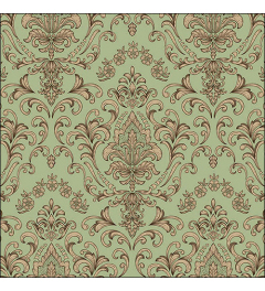 Napkin 33 Baroque ornament green FSC Mix