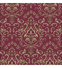 Napkin 33 Baroque ornament bordeaux FSC Mix