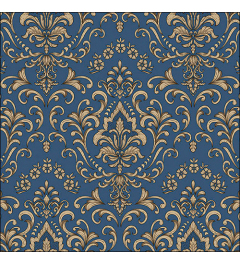 Napkin 33 Baroque ornament blue FSC Mix