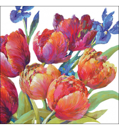 Napkin 33 Tulips of joy FSC Mix