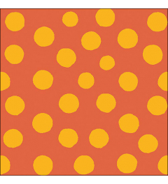 Napkin 33 Polka dots yellow/orange FSC Mix