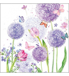 Napkin 33 Flower beauty FSC Mix