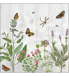 Napkin 33 Herb garden FSC Mix