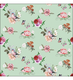 Napkin 33 Charlotte green FSC Mix