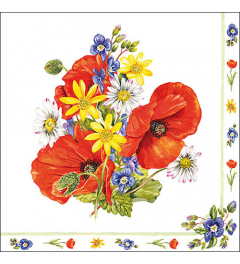 Napkin 33 Field bouquet FSC Mix