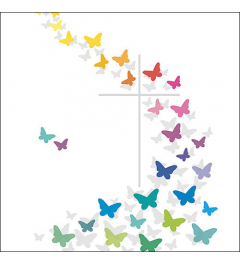 Napkin 33 Communion butterflies FSC Mix