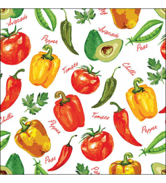 Napkin 33 Vegetables and herbs FSC Mix