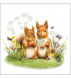 Napkin 33 Little squirrels FSC Mix