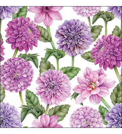 Napkin 33 Dahlias in bloom FSC Mix