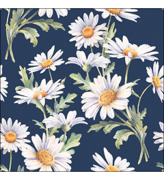 Napkin 33 Beautiful daisies blue FSC Mix