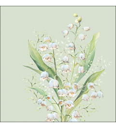 Napkin 33 Lily of the valley green FSC Mix