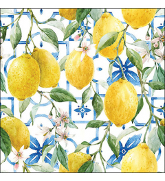 Napkin 33 Mediterranean lemons FSC Mix