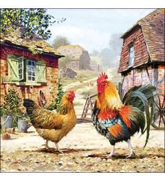 Napkin 33 Rooster ranch FSC Mix