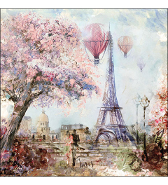 Napkin 33 Paris art FSC Mix