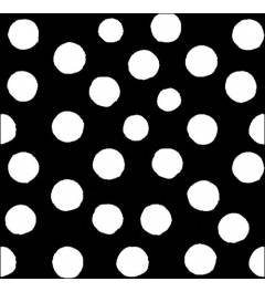 Napkin 33 Polka dots white/black FSC Mix